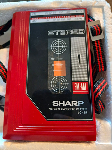 Sharp fm radio - jc-25(r), am/fm