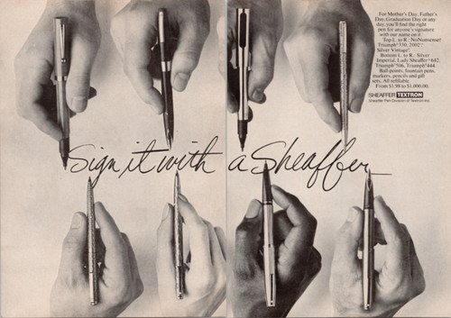 Sheaffer vintage pen magazine - sheaffer,