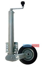 60mm Maypole Heavy Duty Auto Folding Jockey Wheel with Fixed Clamp Bracket 300kg
