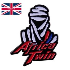 Africa Twin Enamel Pin Desert Honda Motorcycle Biker Badge Metal Lapel Brooch UK