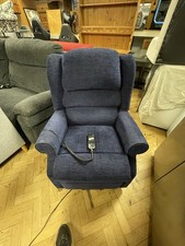 Riser Recliner Chair Dark Blue