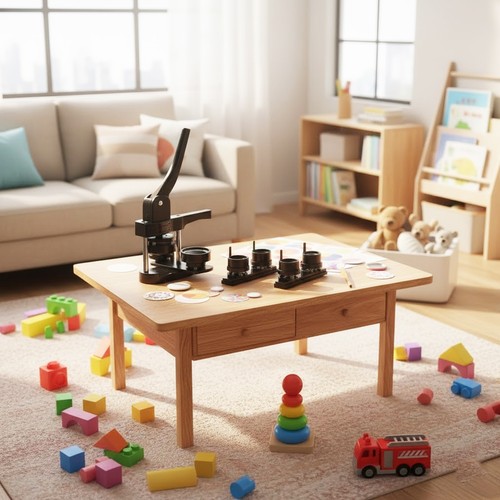 Poriya button maker - button, machine