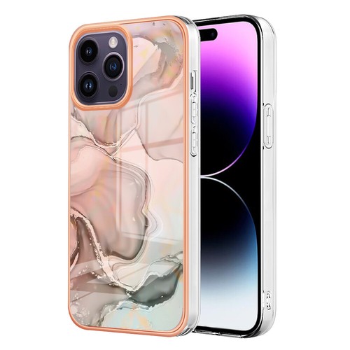Glossy marble case plating - glossy,
