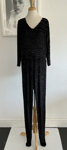 Vintage black devore - vintage,