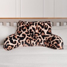 Leopard cushion reading pillow - leopard,