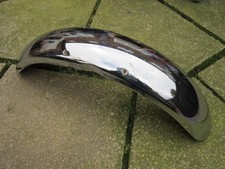 KAWASAKI KH 250 350 400 ORIGINAL CHROME FRONT MUDGUARD S1 S2 S3 KH250 KH400