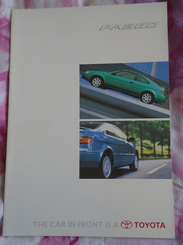 Toyota paseo brochure mar - paseo, 1996