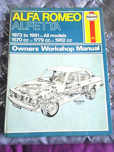 Haynes alfa romeo alfetta - romeo,
