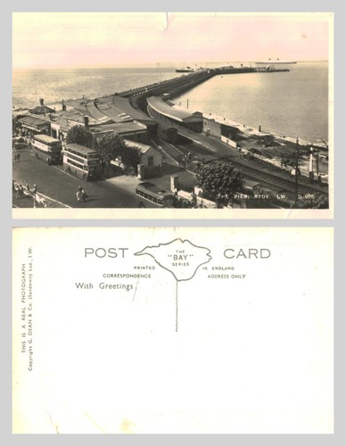 Vintage postcard the pier - postcard,