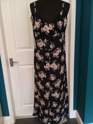 Wallis strappy black - wallis, floral