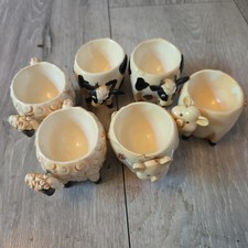 Farm animal porcelin egg - 6,