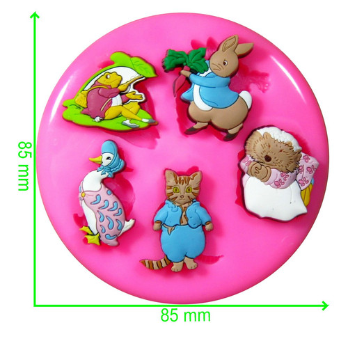 Peter rabbit friends - rabbit, mould