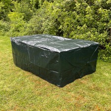 Cube Set Cover Rattan Waterproof Garden Furniture 6 Seater Patio (2.2m)