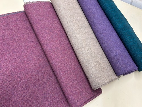 Tweed wool coating - coating, fabric