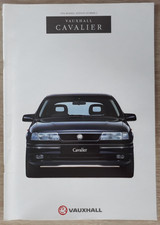 Vauxhall Cavalier Range Brochure 1994 - Envoy  LS  GLS  CDX  SRi  Turbo 4x4