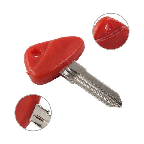 Uncut blade blank key - key, red
