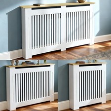92cm High Radiator Cover Wood