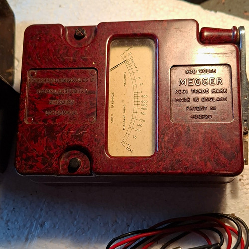 Megger 500v megohmmeter - megger,