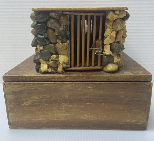 Folk art diorama - art, jail