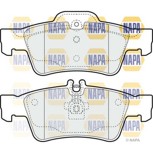 Brake pads set for mercedes - for, sl
