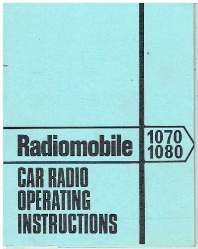 Radiomobile model 1070 - radiomobile,