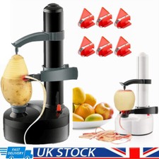 Electric Potato Peeler Automatic Apple Express Rotating Peeling Machine W/ Blade