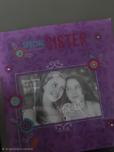 Special sister decorative - special,