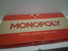 Vintage Monopoly Board Game 1972 Fully Complete Original Pieces Waddington's