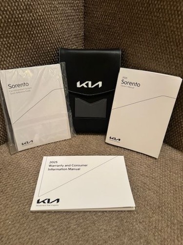 2025 kia sorento owners manual - sorento,