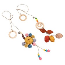 2PCS Cage Hanging Toy Funny Cat Kick Toy Lovely Catnip Interactive Catnip Toy