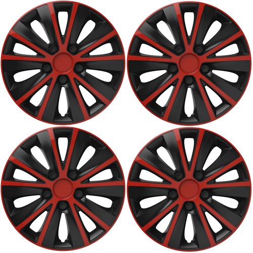 Back red wheel trims - 4, hub