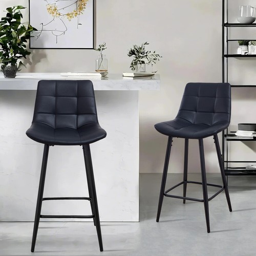 Tall bar stools pu leather - stools,