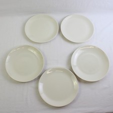 Set of 5 VTG Eva Zeisel Castleton Museum White Salad Plates 8 1/4"