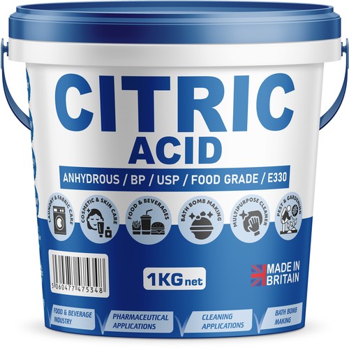 Citric acid food grade 1kg - citric,