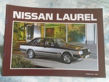 Nissan Laurel range brochure