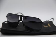 NEW CARRERA 1043/S 807WJ BLACK POLARIZED AUTHENTIC SUNGLASSES W/CASE 65-12