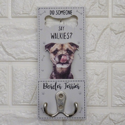 Border terrier dog lead hook - terrier,