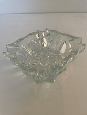 Vintage Cut Glass Square