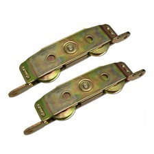 Pair D 1973 S Steel Tandem Patio Door Rollers 32mm Wheels Sliding Doors