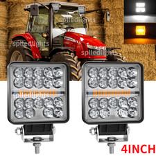 2x 12V Rectangle Work Light