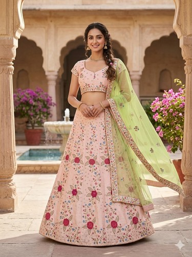 Pink lehenga choli indian - pink,