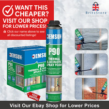 PU Expanding Foam Spray Insulation Filler Sealant Wall Roof Floor Gap Crack DIY