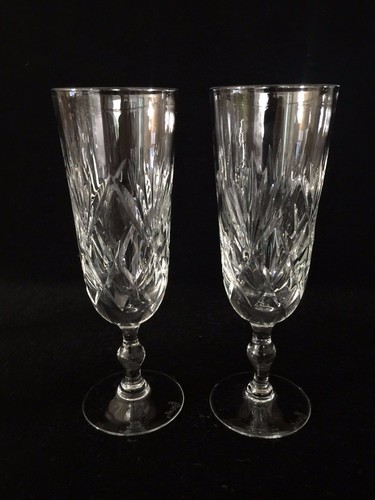 Pair royal brierley - pair, crystal
