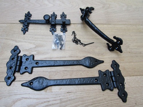Pair leaf cast iron - door, t