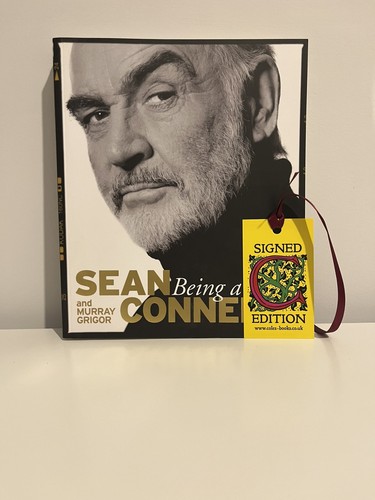 Sean connery signed book being - signed,