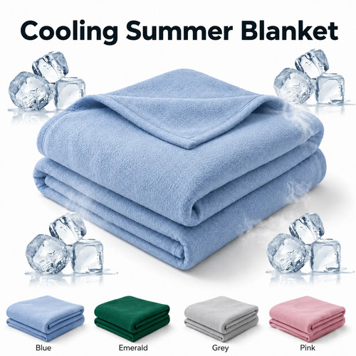 Summer fleece blanket - fleece,