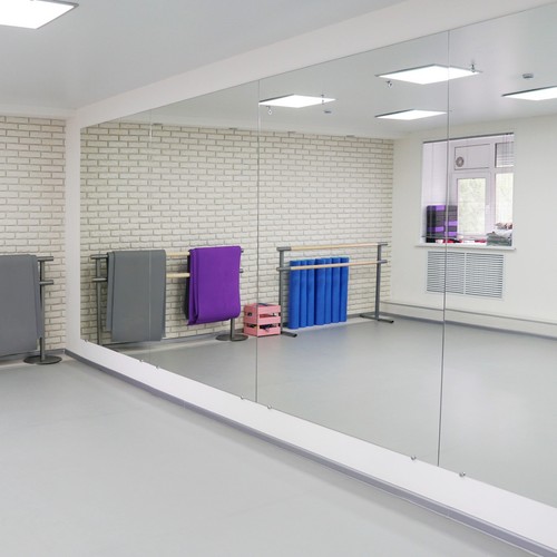 Large mirror glass gym 4mm - large,
