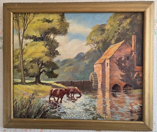Vintage oil painting - vintage,