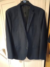 Mens slim fit suit Jacket Navy 44R
