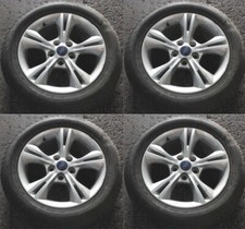 ✅ GENUINE FORD TRANSIT CONNECT 16" 5 SPOKE SILVER ALLOY WHEEL SET x 4 2013-2019